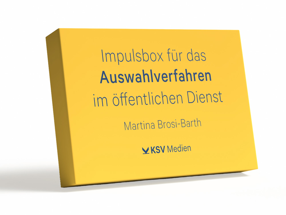 Impulsbox für das Auswahlverfahren - Kartenset